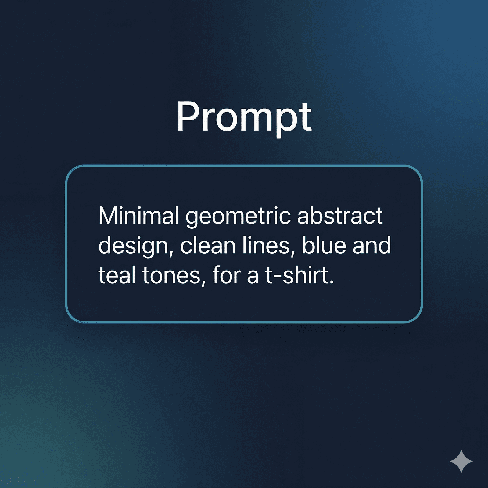 Type a prompt. Get a real product.
